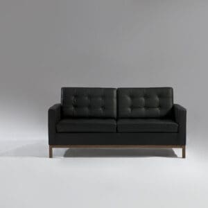 Florence Knoll Style 2 Seater Sofa (Wood)