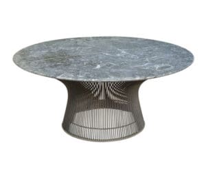 Warren Platner Style Sintered Stone Top Coffee Table