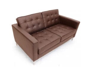 Knoll sofa in vintage leather