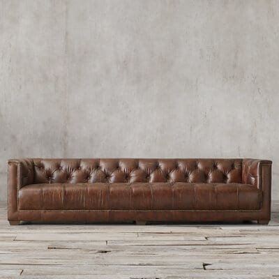 Savoy Vintage Leather 3 Seater Sofa