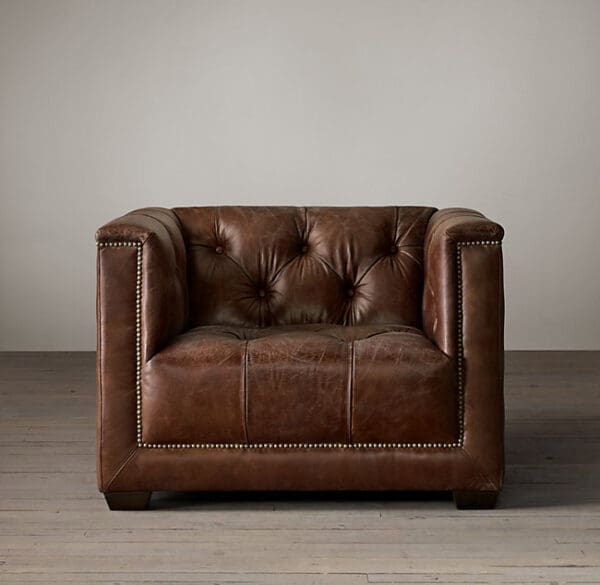 Savoy Vintage Leather Armchair