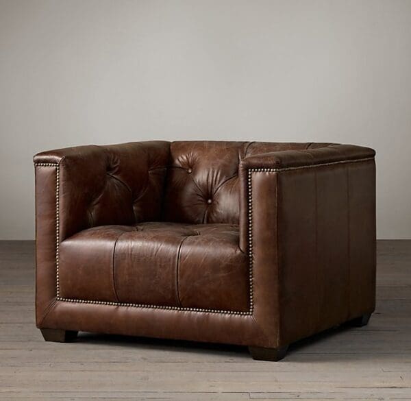 Savoy Vintage Leather Armchair