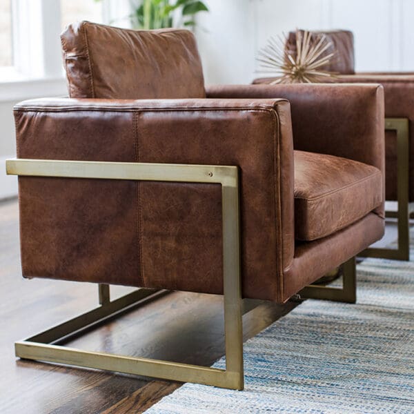 London Vintage Leather Armchair