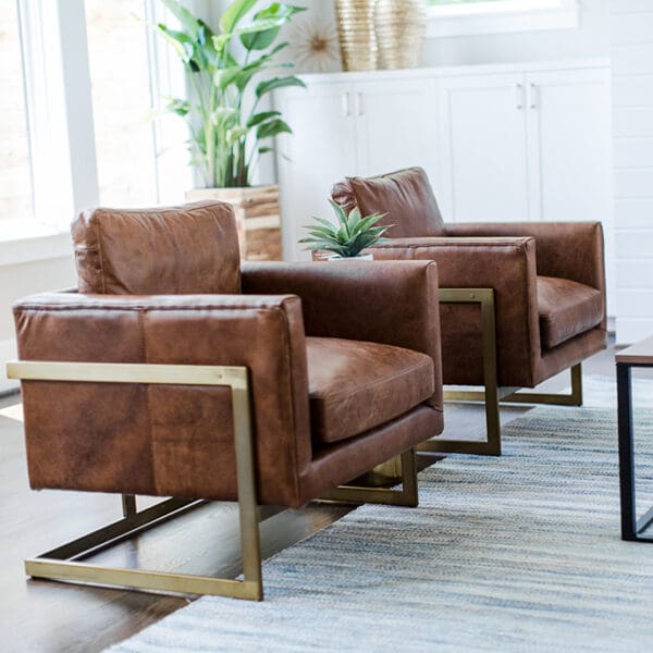 London Vintage Leather Armchair