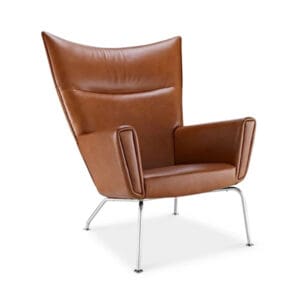 Wegner Style Wing Chair