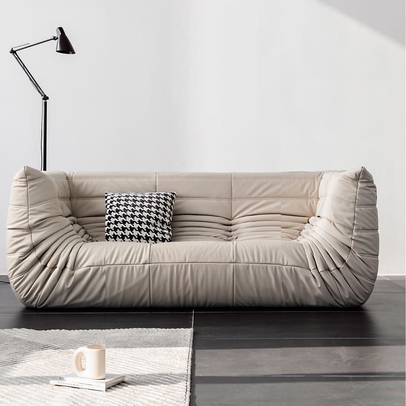 Genuine leather sofas Togo Loveseat witharms