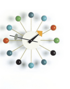 George Nelson style Ball Wall Clock