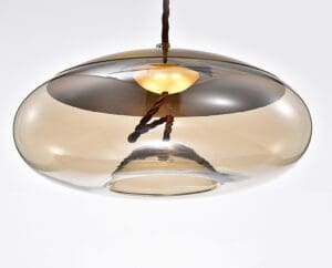 Disc Glass Hanging Ceiling Light