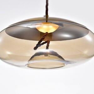Disc Glass Hanging Ceiling Light