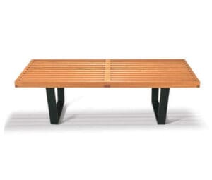George Nelson Style Platform Bench