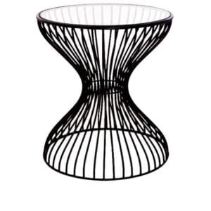 Hourglass Wire Side Table